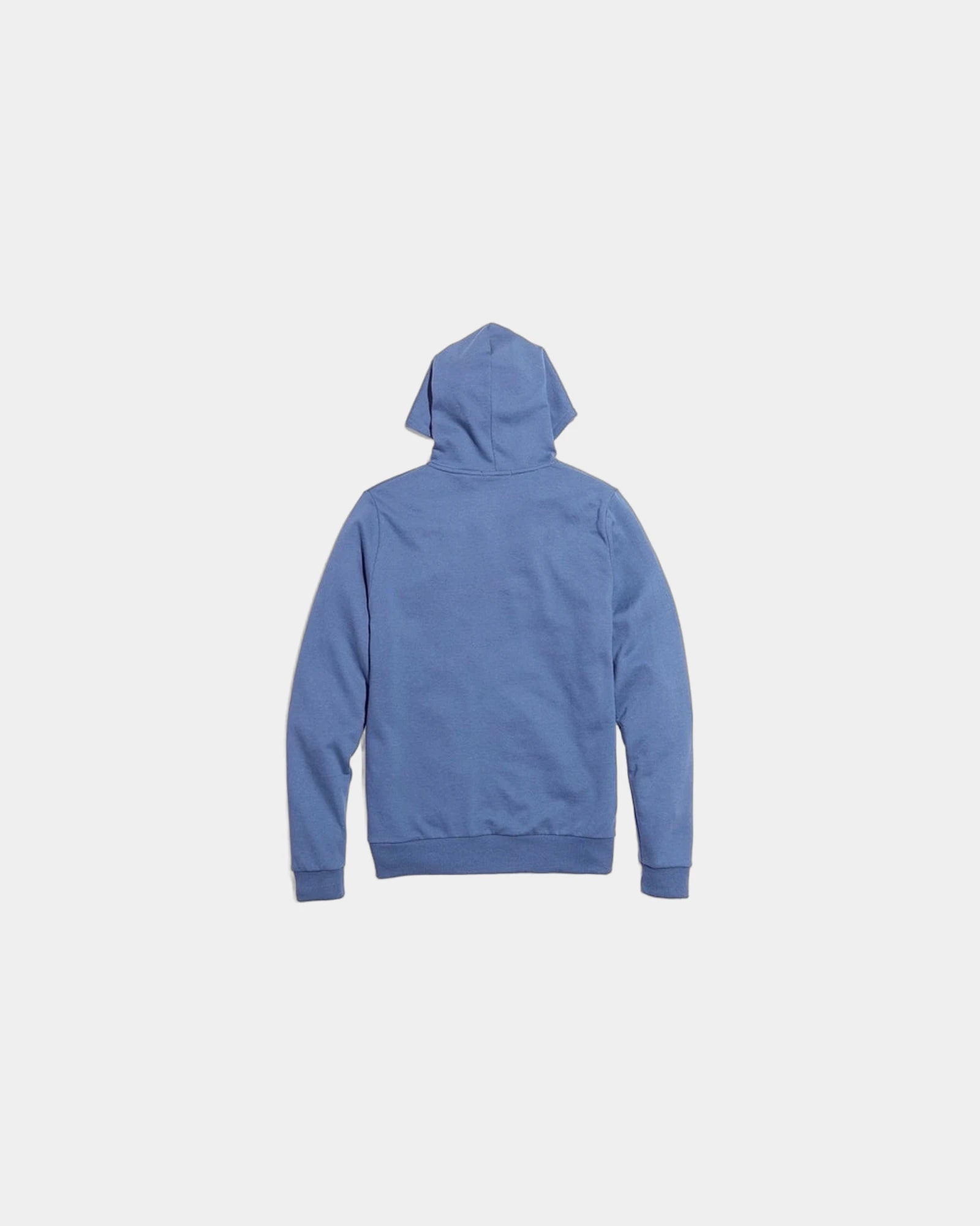 Custom Supima cotton men's hoodie - lightweight fleece - Faded Navy